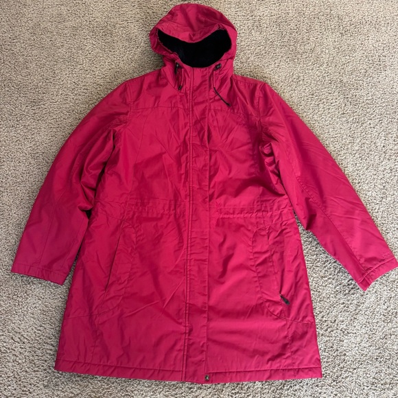 L.L. Bean pink jacket womens size L - Picture 2 of 12